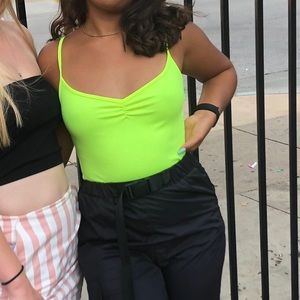 Neon Yellow Bodysuit
